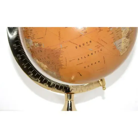 Pirinç Dünya Küre 47 Cm  resmi