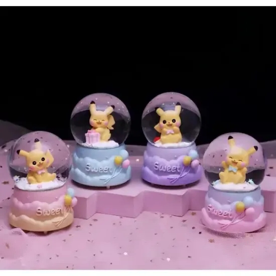Pokemon Işıklı Kar Küresi 7 Cm  resmi