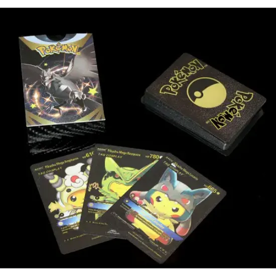 Pokemon Oyun Kartı Metalik Siyah Deste resmi