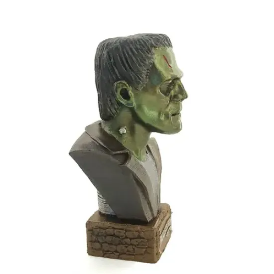Polyester Frankestein Büst Büyük Boy resmi