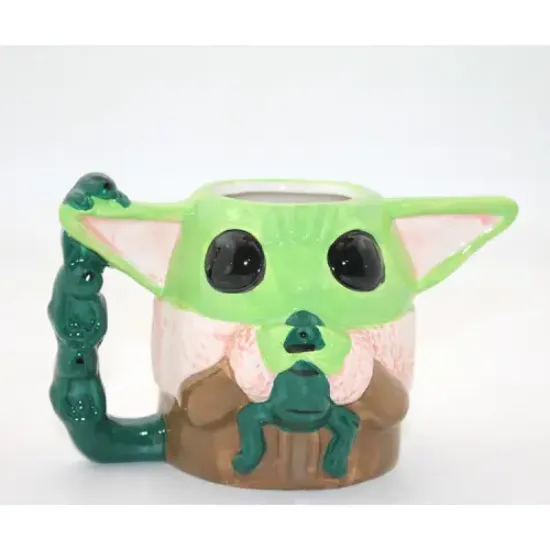 Porselen Baby Yoda Kupa Bardak  resmi
