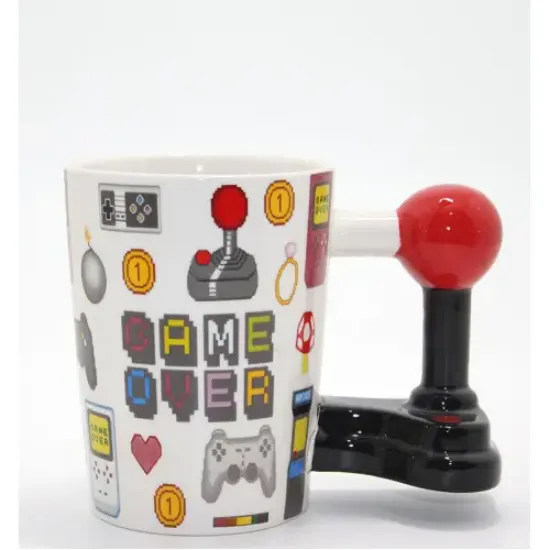 Porselen Game Over Kupa Bardak Model 4  resmi