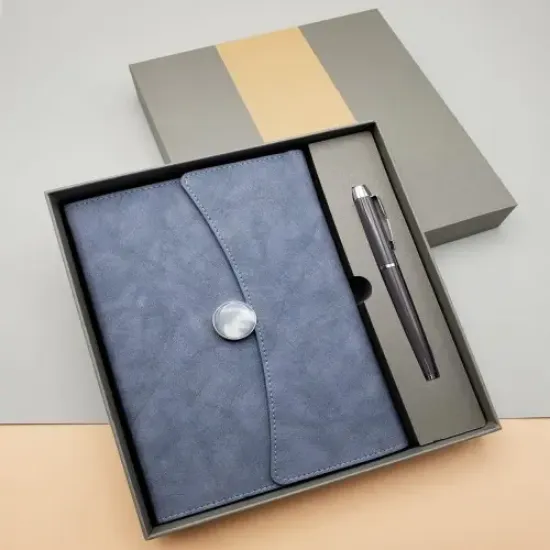 Promosyon Defter Kalem Seti Lacivert Renk  resmi
