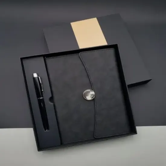 Promosyon Defter Kalem Seti Siyah Renk resmi