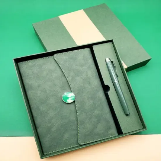 Promosyon Defter Kalem Seti Yeşil Renk resmi