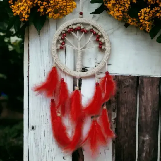 Rüya Kovan Hayat Ağacı Dream Catcher resmi