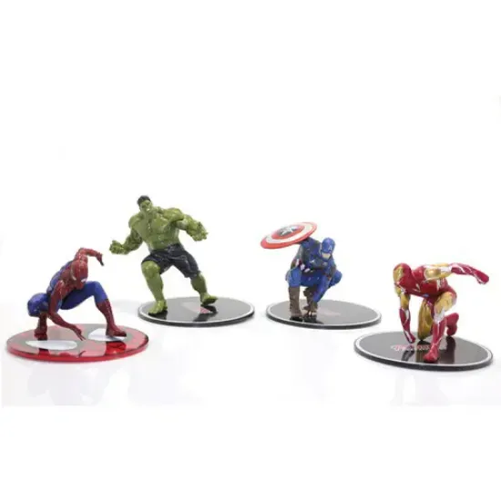 Süper Kahraman Figür 4'lü Set  resmi