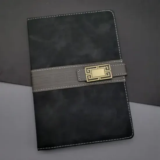 Tarihsiz Ajanda Defter Siyah Renk  resmi
