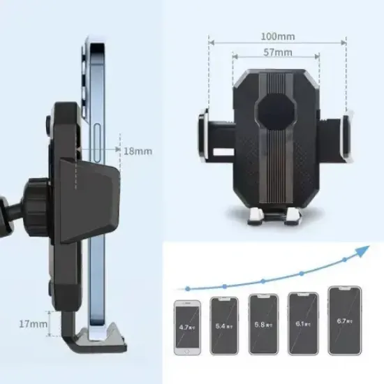 Universal Çok Fonksiyonlu Telefon Tutucu resmi