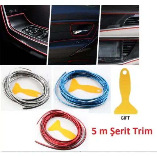 Araba Dekorasyon 5 Metre Şerit Trim resmi