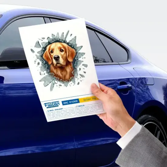 Fulcar Golden Araç Stickerı resmi