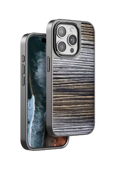 Venco iPhone 14 Pro Wave Kapak - Sarı resmi