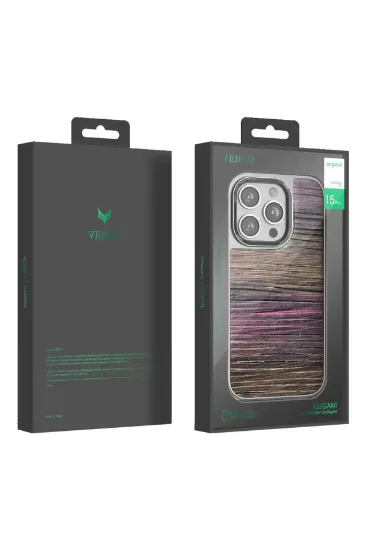 Venco iPhone 14 Pro Max Wave Kapak - Sarı resmi