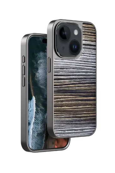 Venco iPhone 15 Wave Kapak - Sarı resmi
