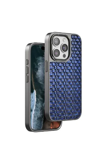 Venco iPhone 14 Pro Brand Kapak - Lacivert resmi