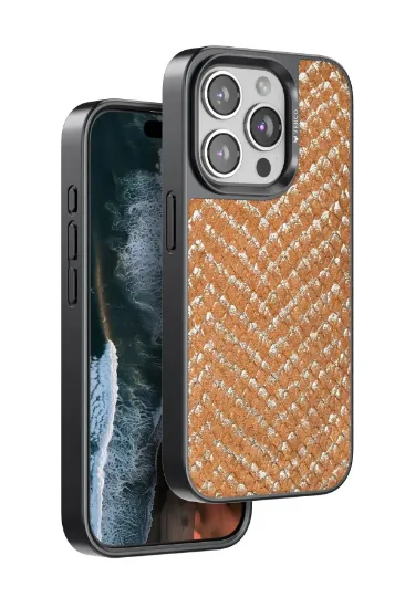 Venco iPhone 15 Pro Max Viper Kapak - Kahverengi resmi
