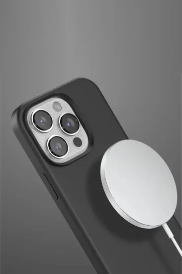 Venco iPhone 14 Pro Max Home Magsafe Kapak - Derin Mor resmi