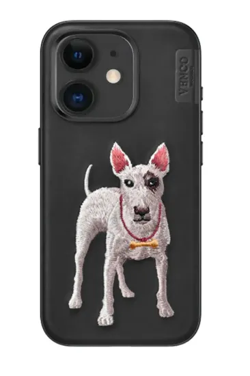 Venco iPhone 11 Perma Desenli Kapak - Siyah resmi