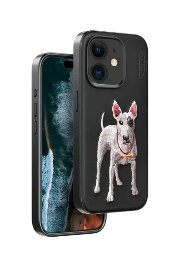 Venco iPhone 11 Perma Desenli Kapak - Siyah resmi