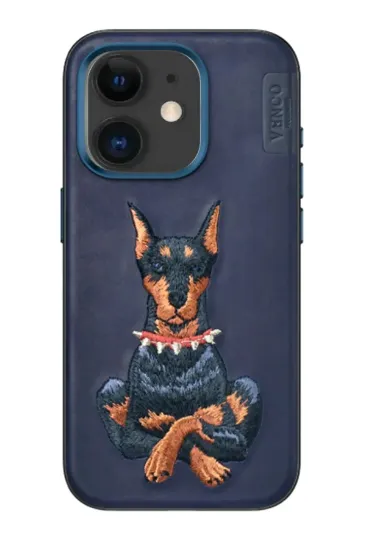 Venco iPhone 11 Perma Desenli Kapak - Lacivert resmi