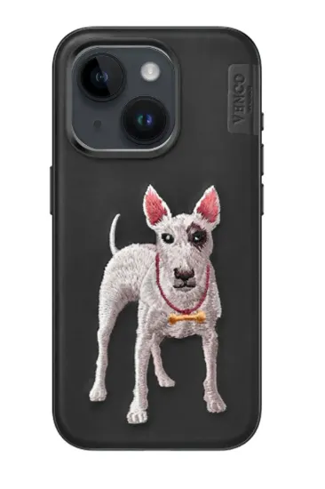 Venco iPhone 14 Perma Desenli Kapak - Siyah resmi