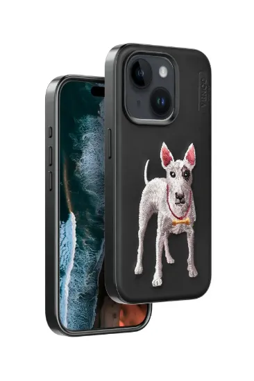 Venco iPhone 14 Perma Desenli Kapak - Siyah resmi
