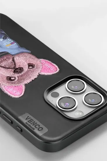 Venco iPhone 11 Cute Desenli Kapak - Siyah resmi