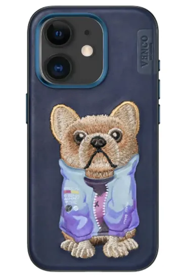Venco iPhone 11 Cute Desenli Kapak - Lacivert resmi