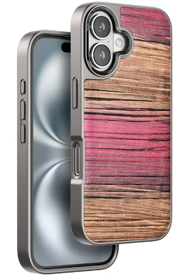 Venco iPhone 16 Wave Kapak - Pembe resmi