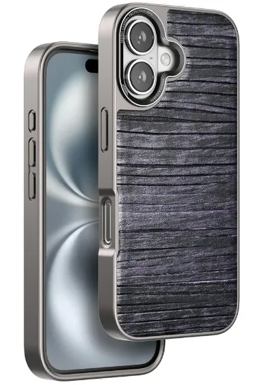 Venco iPhone 16 Wave Kapak - Derin Mor resmi