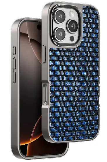 Venco iPhone 16 Pro Brand Kapak - Lacivert resmi