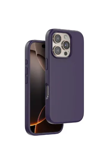 Venco iPhone 16 Pro Max Home Magsafe Kapak - Derin Mor resmi
