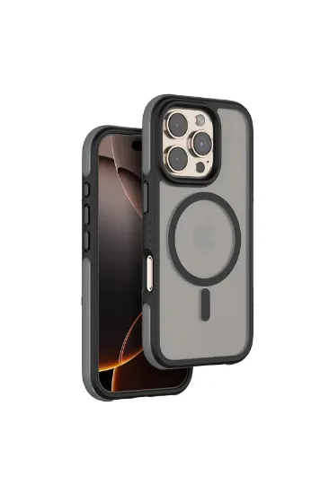 Venco iPhone 16 Pro Orbit Magsafe Kapak - Siyah resmi