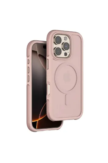 Venco iPhone 16 Pro Max Orbit Magsafe Kapak - Rose Gold resmi