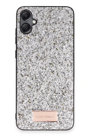 Onegif Samsung Galaxy A05 Bright Simli Kapak - Gümüş resmi