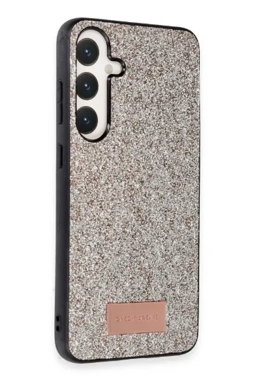 Onegif Samsung Galaxy A14 4G Bright Simli Kapak - Gold resmi