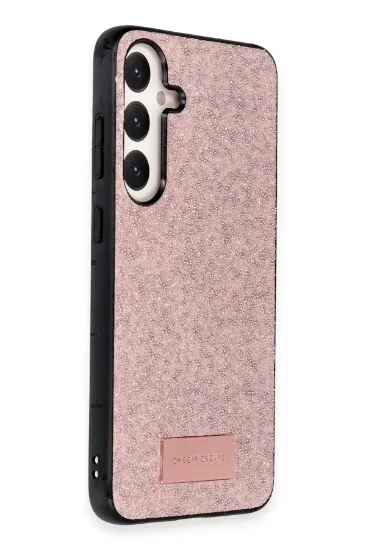 Onegif Samsung Galaxy S24 Plus Bright Simli Kapak - Pembe resmi