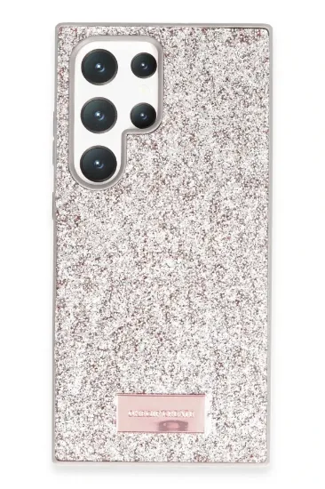 Onegif Samsung Galaxy S24 Ultra Bright Simli Kapak - Gold resmi