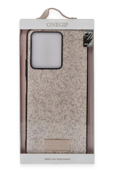 Onegif Xiaomi Redmi 13C Bright Simli Kapak - Siyah resmi