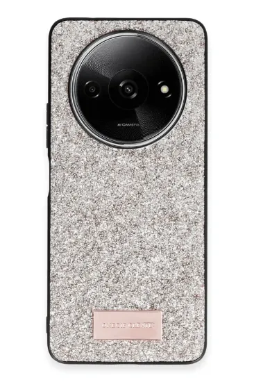 Onegif Xiaomi Redmi A3 4G Bright Simli Kapak - Gold resmi