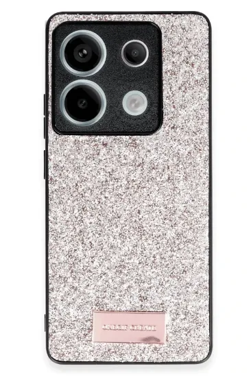 Onegif Xiaomi Redmi Note 13 Pro 5G Bright Simli Kapak - Gold resmi