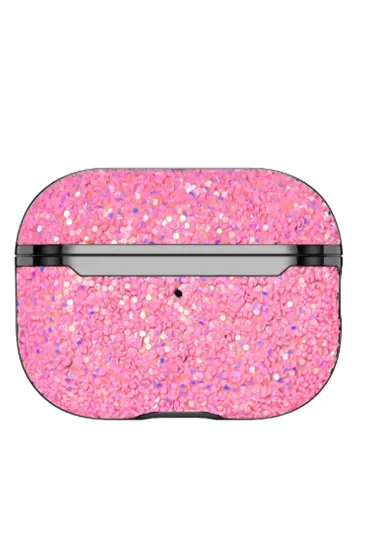 Onegif Airpods 3 (3.nesil) Bright Simli Airpods Kapak - Pembe resmi