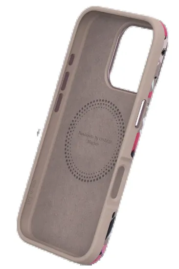 Onegif iPhone 15 Pro Max Flower Series Magsafe Kapak - Gri resmi