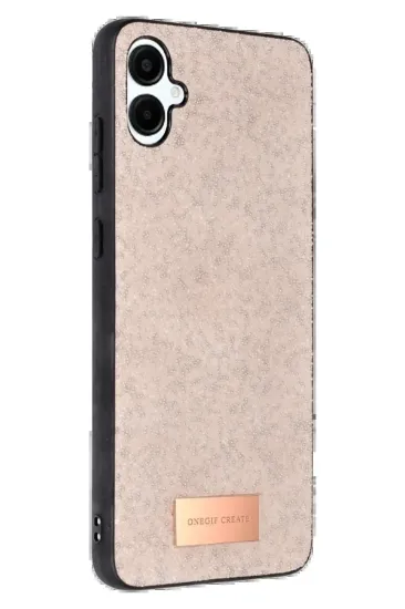 Onegif Samsung Galaxy A06 Bright Simli Kapak - Pembe resmi