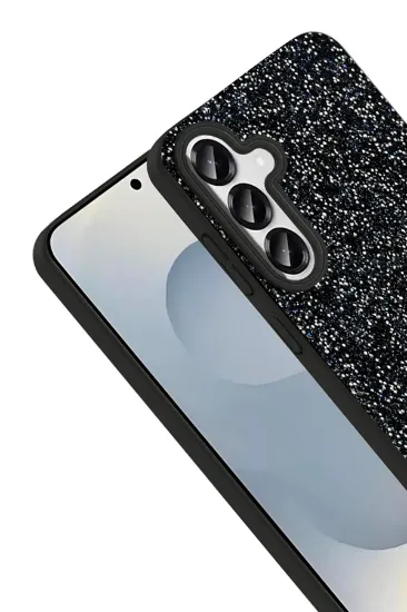 Onegif Samsung Galaxy S25 Plus Bright Simli Kapak - Gümüş resmi