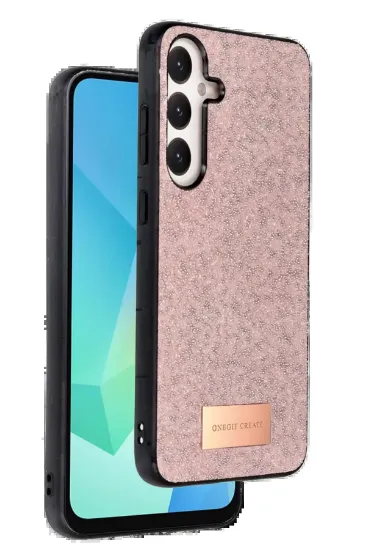 Onegif Samsung Galaxy A26 Bright Simli Kapak - Pembe resmi