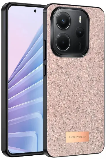 Onegif Xiaomi Redmi Note 14 4G Bright Simli Kapak - Pembe resmi
