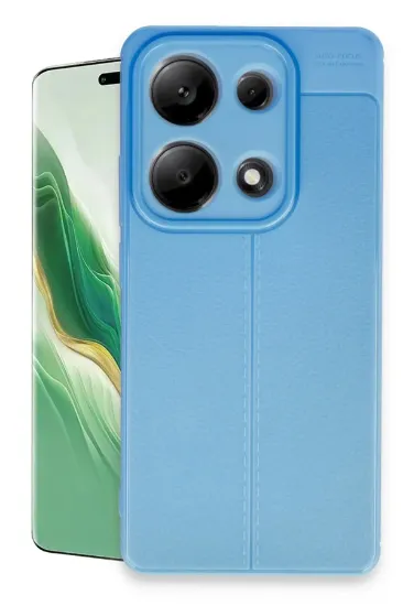 Newface Xiaomi Redmi Note 13 Pro 4G Kılıf Auto Focus Kapak - Mavi resmi