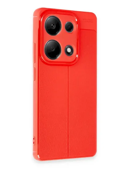 Newface Xiaomi Redmi Note 13 Pro 4G Kılıf Auto Focus Kapak - Kırmızı resmi