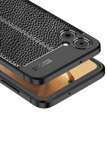 Newface Samsung Galaxy A05 Kılıf Auto Focus Kapak - Siyah resmi